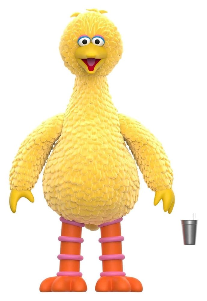 Sesame Street ReAction Action Figure Big Bird (Flocked)