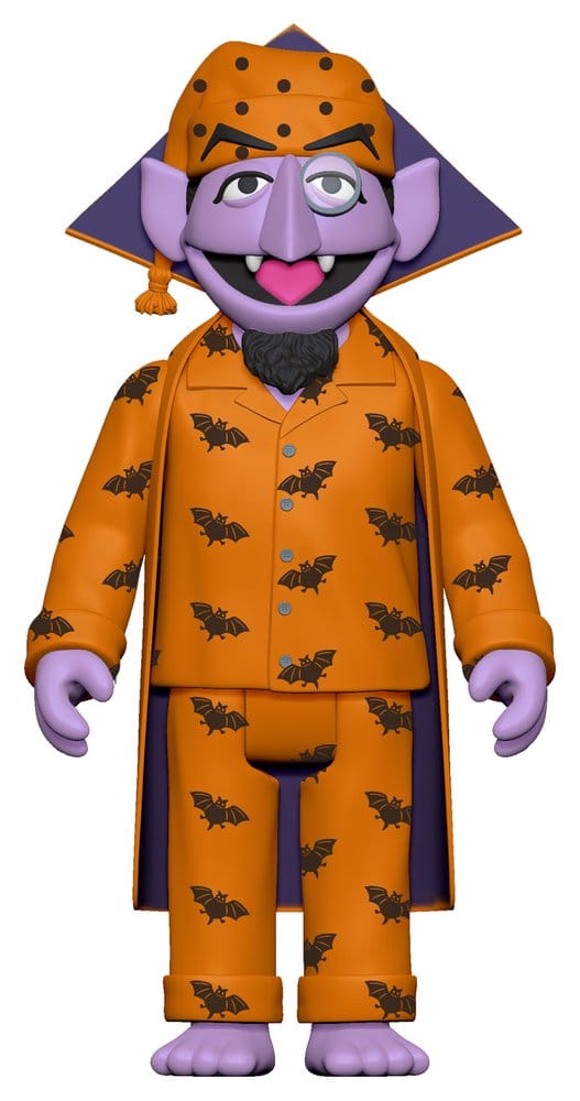 Sesame Street ReAction Action Figure Wave 06 Count Von Count (PJs) 10 cm Super7