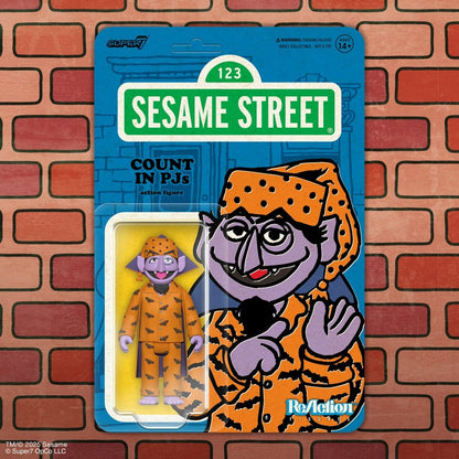 Sesame Street ReAction Action Figure Wave 06 Count Von Count (PJs) 10 cm Super7
