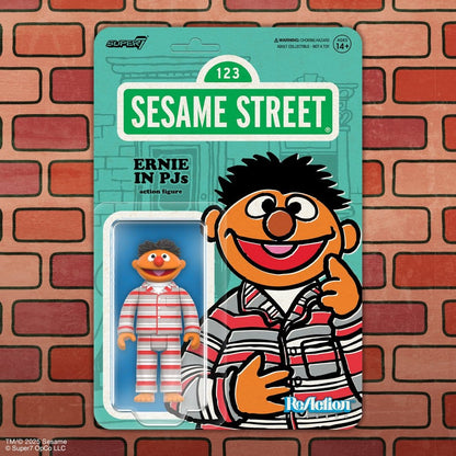 Sesame Street ReAction Action Figure Wave 06 Ernie (PJs) 10 cm