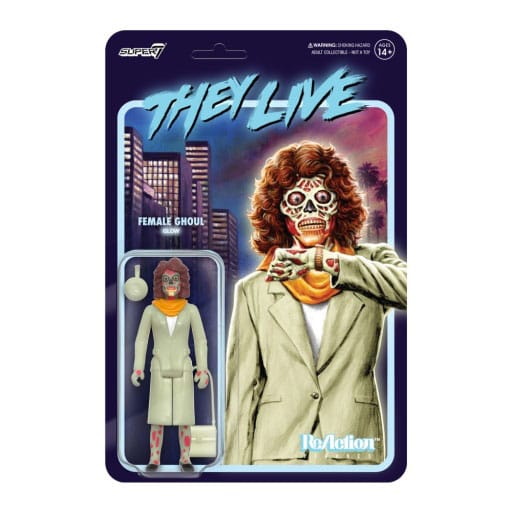 They Live ReAction Action Figure Wave 02 Female Ghoul (Glow) 10 cm Action figures