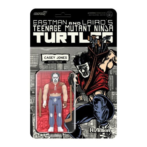 Teenage Mutant Ninja Turtles ReAction Action Figure Wave 11 Casy Jones (Comic Color) 10 cm Action figures