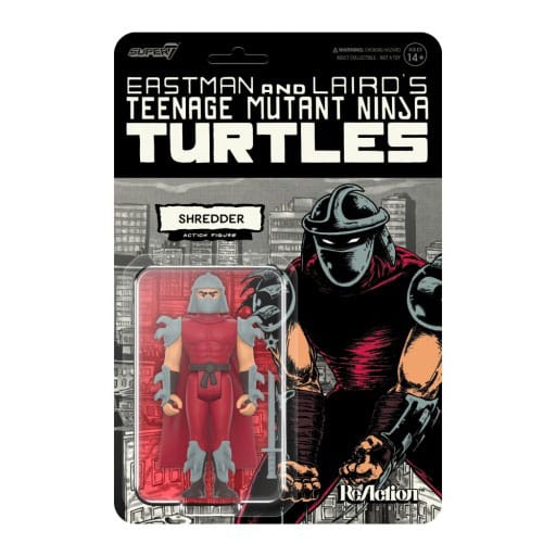 Teenage Mutant Ninja Turtles ReAction Action Figure Wave 11 Shredder (Comic Color) 10 cm Action figures