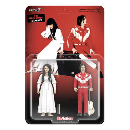 The White Stripes ReAction Action Figures 2-Pack Wave 02 The White Stripes (Elephant) 10 cm Super7