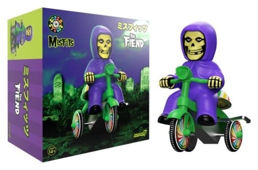 Misfits Super Cycles Vehicle Fiend (Purple w/ Green Trike)