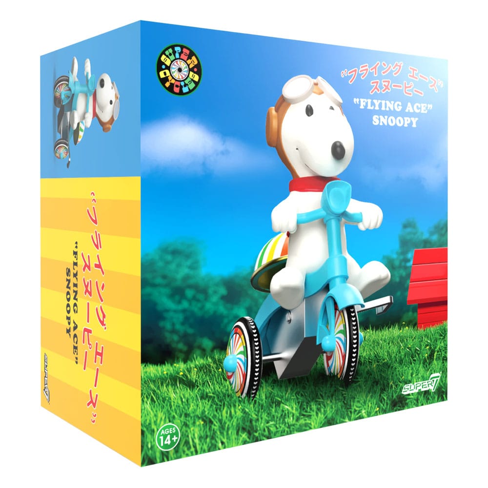 Peanuts Super Cycles Action Figure Snoopy Flying Ace 13 cm Super7