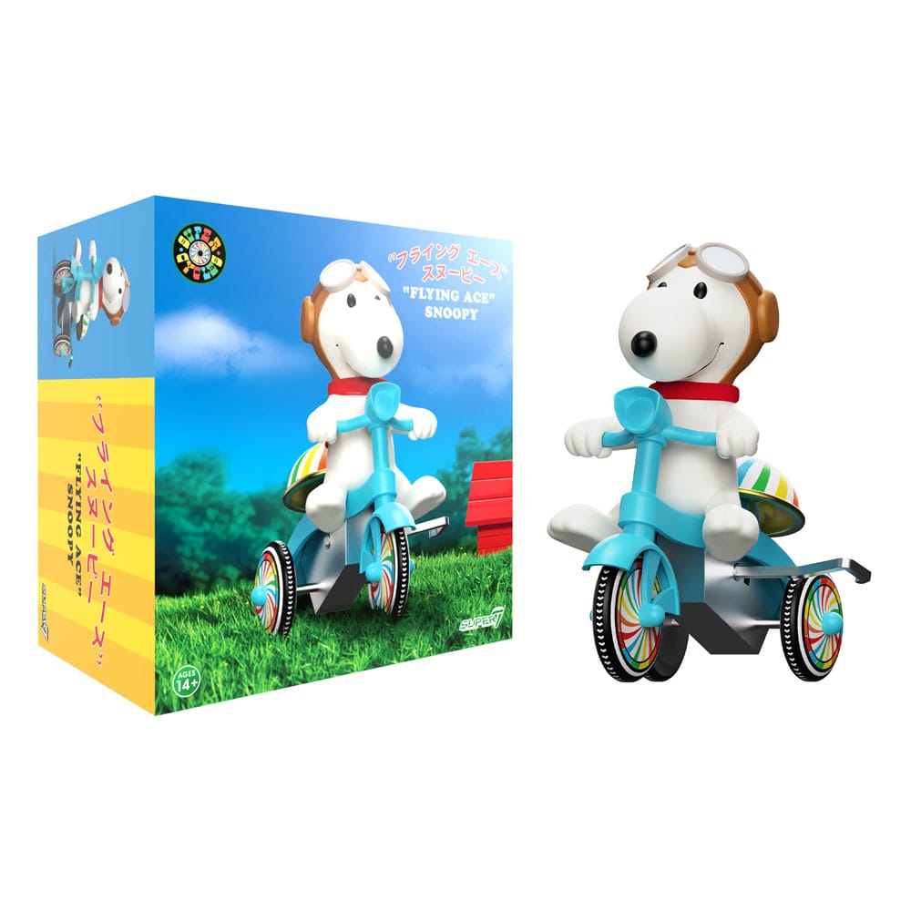 Peanuts Super Cycles Action Figure Snoopy Flying Ace 13 cm Super7
