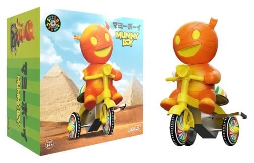Super7 Super Cycles Vehicle Mummy Boy (Orange w/ Yellow Trike)