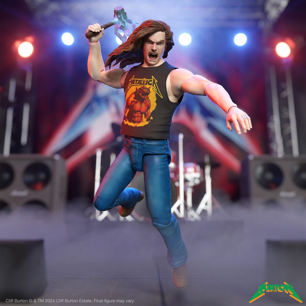 Metallica Ultimates Action Figure Wave 2 Cliff Burton 18 cm Action figures