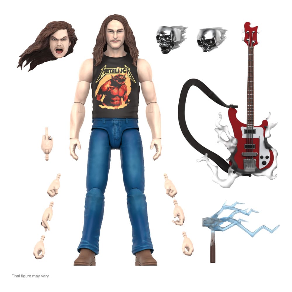 Metallica Ultimates Action Figure Wave 2 Cliff Burton 18 cm Action figures