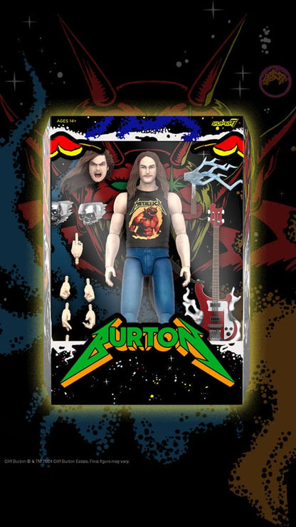 Metallica Ultimates Action Figure Wave 2 Cliff Burton 18 cm Action figures