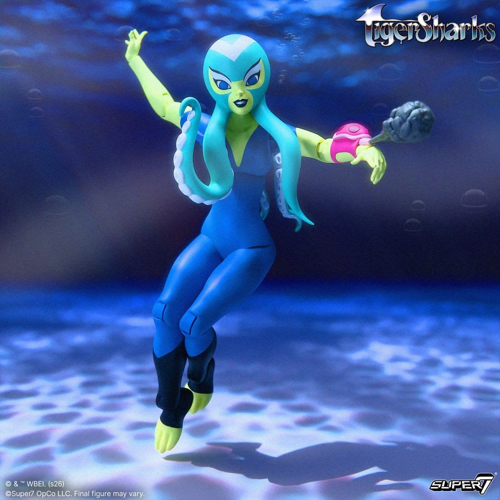 TigerSharks Ultimates Wave 01 Action Figure Octavia (Hybrid) 18 cm Super7