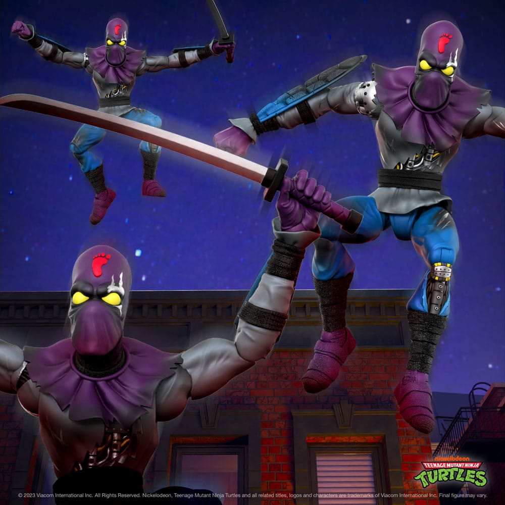 Teenage Mutant Ninja Turtles Ultimates Action Figure Foot Soldier (Battle Damaged) 18 cm Action figures