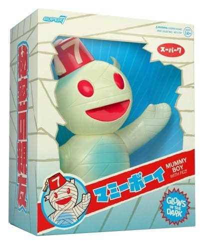 Super7 Vinyl Figure Mummy Boy (Glow w/ Fez)