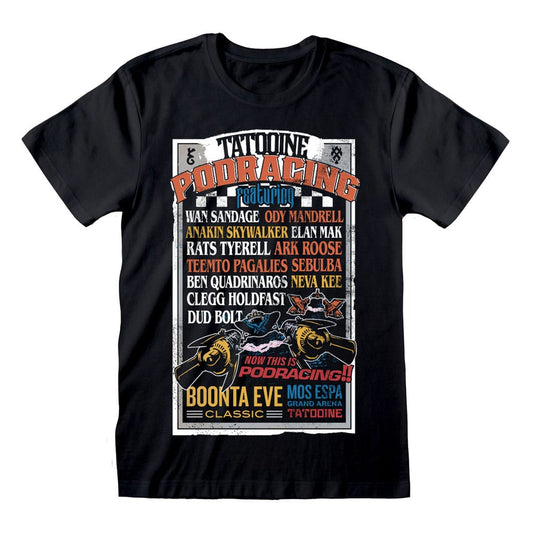 Star Wars T-Shirt Podracing Size L