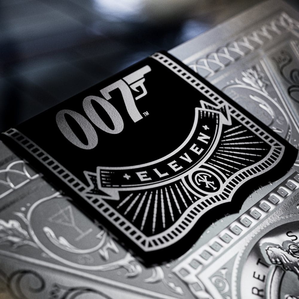 James Bond Playing Cards Silver Edition Theory11