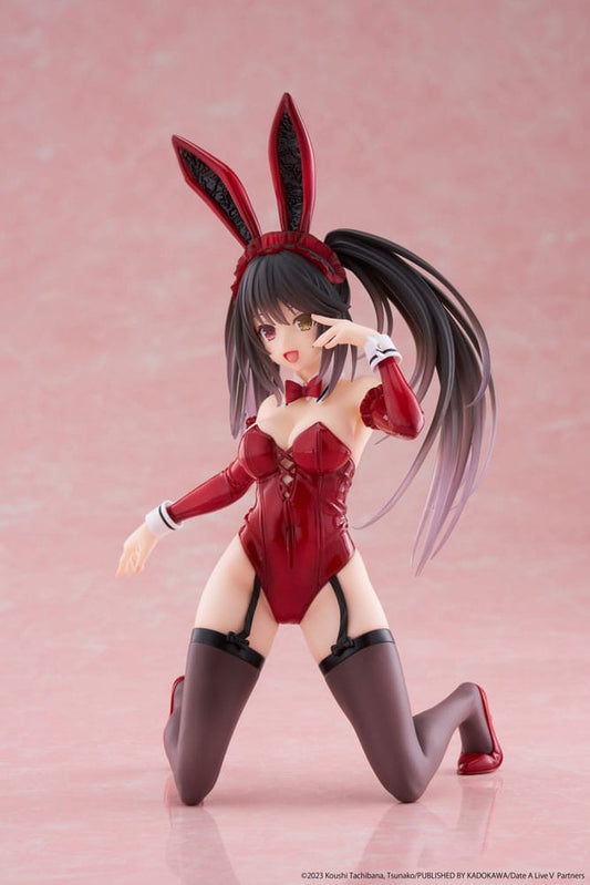 Date A Live V PVC Statue Desktop Cute Figure Kurumi Tokisaki Bunny Ver. 13 cm Statues