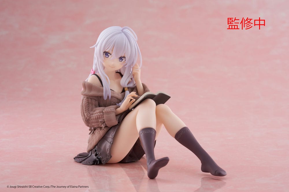 Wandering Witch: The Journey of Elaina PVC Statue Desktop Cute Figure Elaina Casual Clothes Ver. 13 cm Statues