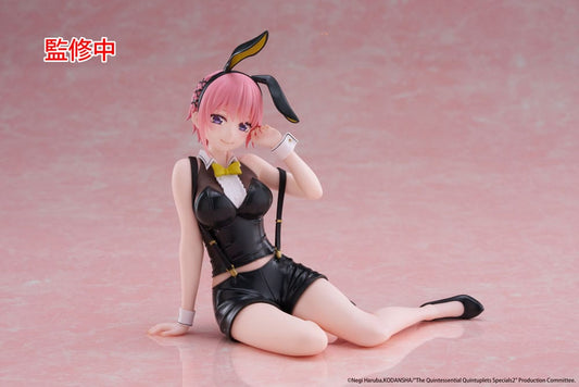 The Quintessential Quintuplets 3 PVC Statue Desktop Cute Figure Ichika Nakano Bunny Ver. 13 cm Statues