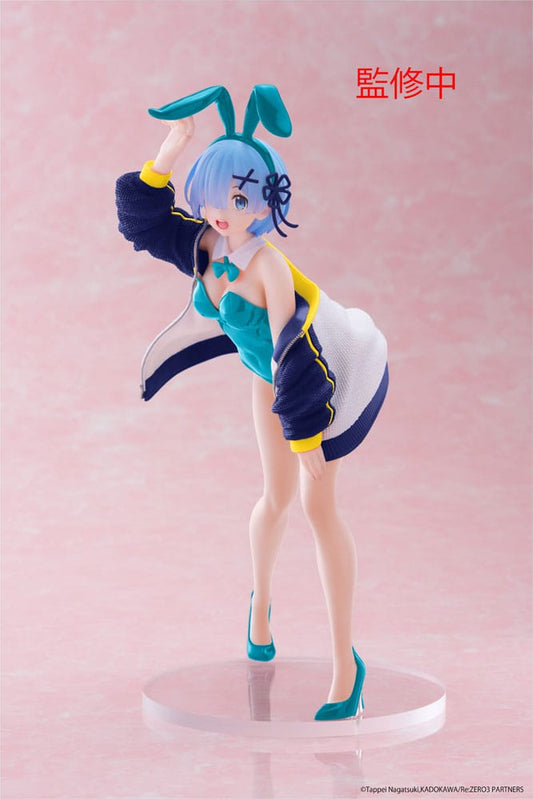 Re:Zero Starting Life in Another World Coreful PVC Statue Rem (Jacket Bunny Ver.) Renewal 18 cm