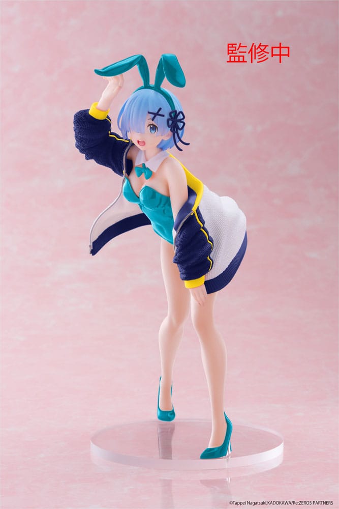 Re:Zero Starting Life in Another World Coreful PVC Statue Rem (Jacket Bunny Ver.) Renewal 18 cm