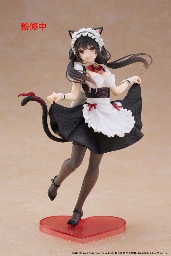 Date A Live V Coreful PVC Statue Kurumi Tokisaki Cat Ear Maid Ver. 18 cm Statues