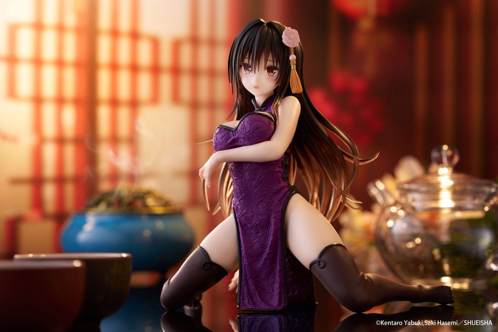 To Love Ru Darkness Desktop Cute PVC Statue Yui Kotegawa (Chinese Dress Ver.) 13 cm Taito Prize
