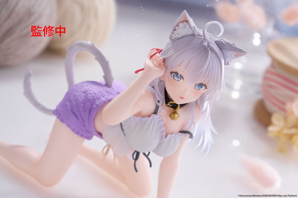 Alya Sometimes Hides Her Feelings in Russian PVC Statue Desktop Cute Figure Alya Cat Ear Roomwear Ver. 13 cm Taito Prize