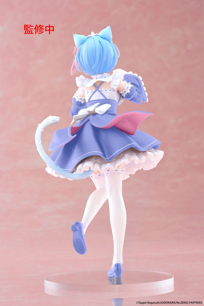 Re:Zero Starting Life in Another World Coreful PVC Statue Rem Cat Maid Ver. Renewal 18 cm Taito Prize