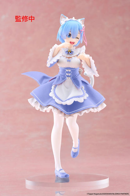 Re:Zero Starting Life in Another World Coreful PVC Statue Rem Cat Maid Ver. Renewal 18 cm Taito Prize