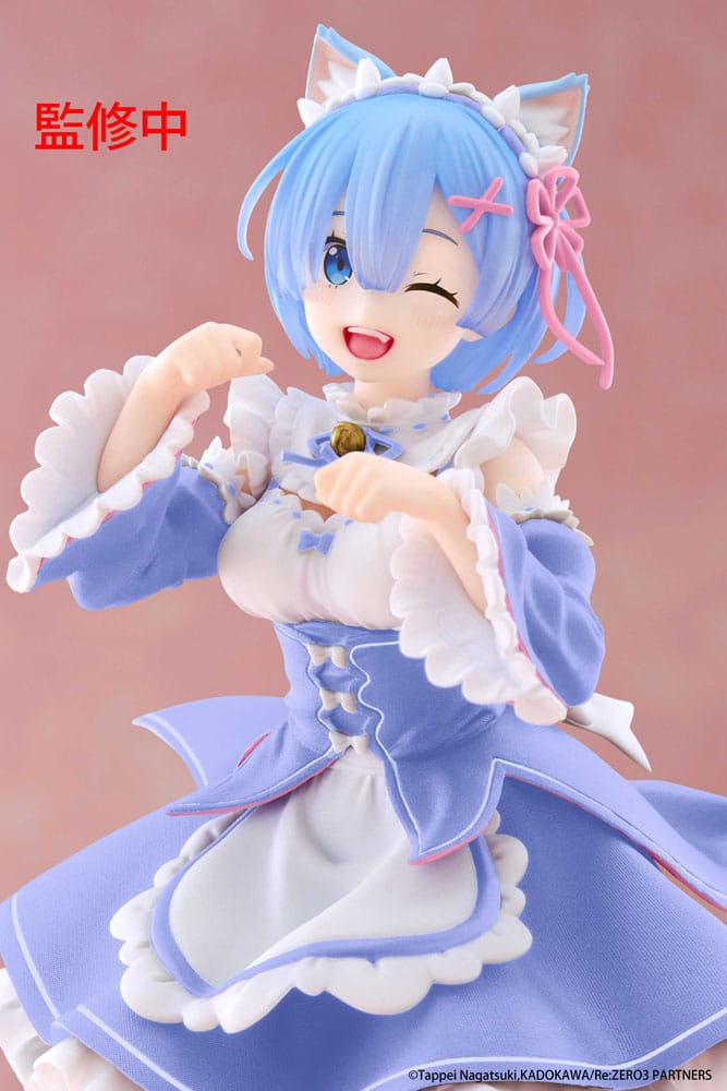 Re:Zero Starting Life in Another World Coreful PVC Statue Rem Cat Maid Ver. Renewal 18 cm Taito Prize