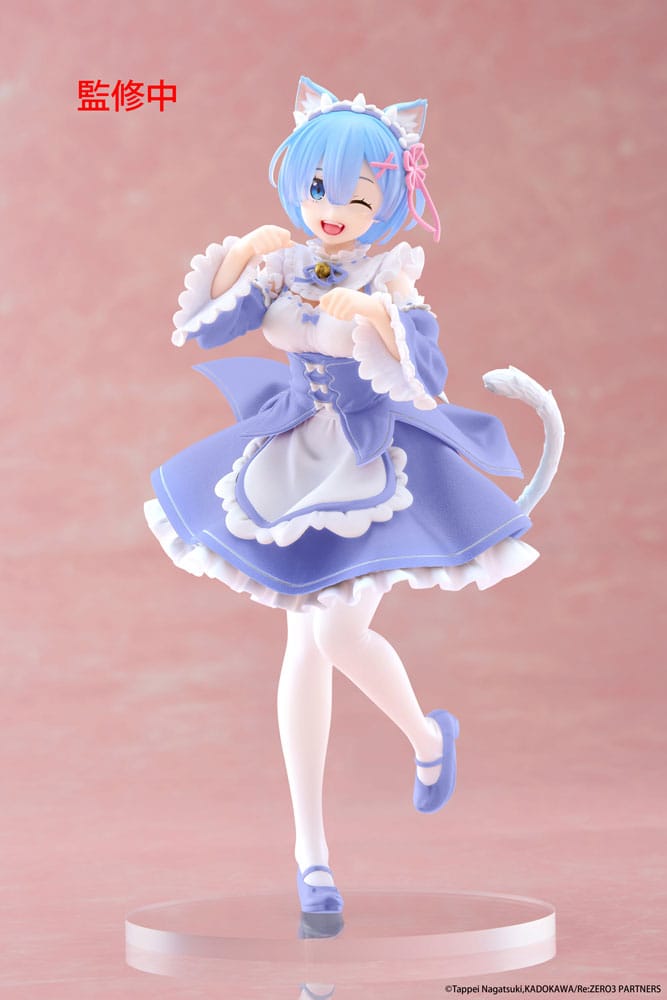 Re:Zero Starting Life in Another World Coreful PVC Statue Rem Cat Maid Ver. Renewal 18 cm Taito Prize