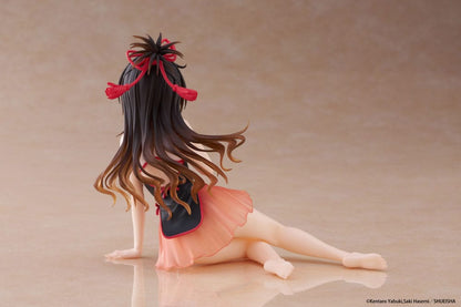 To Love-Ru Darkness PVC Statue Desktop Cute Figure Mikan Yuki Chinese Dress Ver. 13 cm Statues