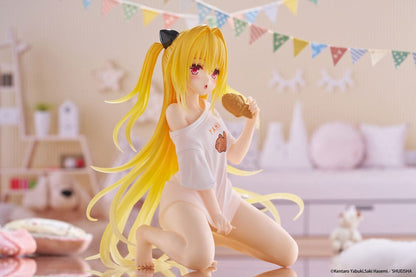 To Love-Ru Darkness PVC Statue Desktop Cute Figure Golden Darkness Roomwear Ver. 13 cm Taito Prize