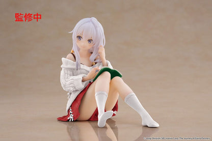 Wandering Witch: The Journey of Elaina PVC Statue Desktop Cute Figure Elaina Casual Clothes Ver. Renewal 13 cm Taito Prize