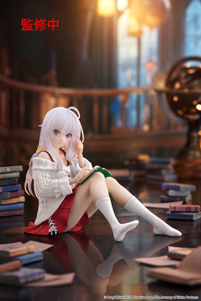 Wandering Witch: The Journey of Elaina PVC Statue Desktop Cute Figure Elaina Casual Clothes Ver. Renewal 13 cm Taito Prize