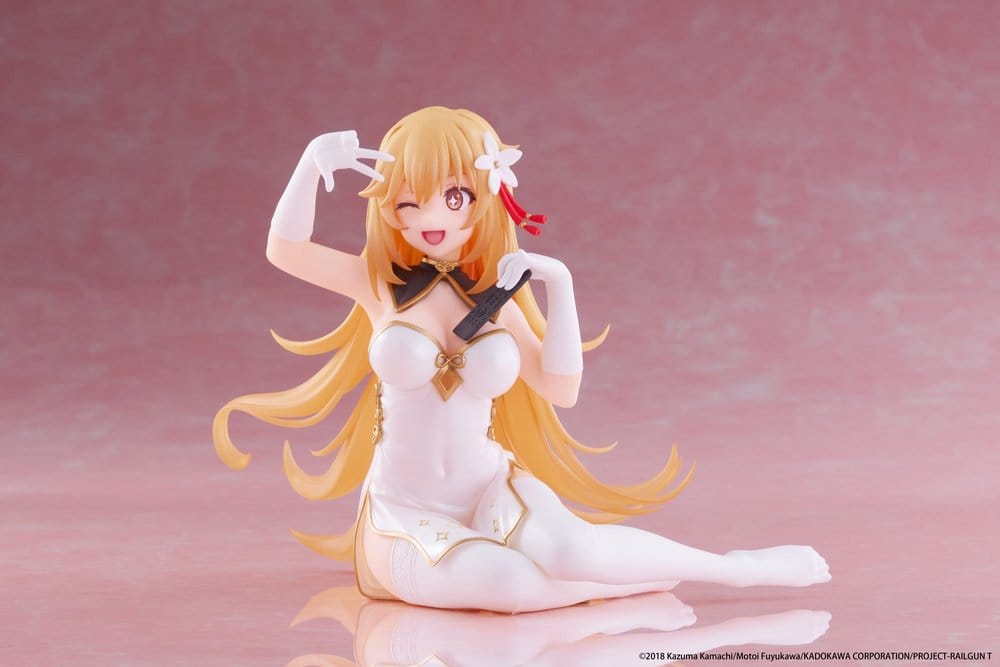A Certain Scientific Railgun PVC Statue Desktop Cute Figure Misaki Shokuho Chinese Dress Ver. 13 cm Taito Prize