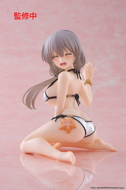 Uzaki-chan Wants to Hang Out! PVC Statue Desktop Cute Figure Tsuki Uzaki (Swimwear Ver.) 13 cm Taito Prize