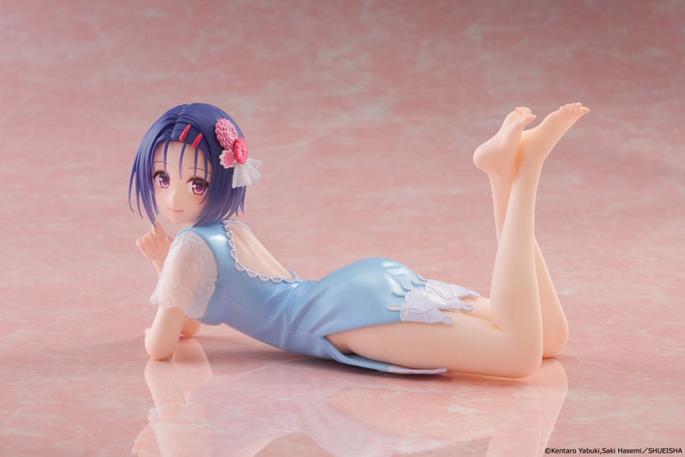 To Love-Ru Darkness PVC Statue Desktop Cute Figure Haruna Sairenji (China Dress Ver.) 13 cm Taito Prize