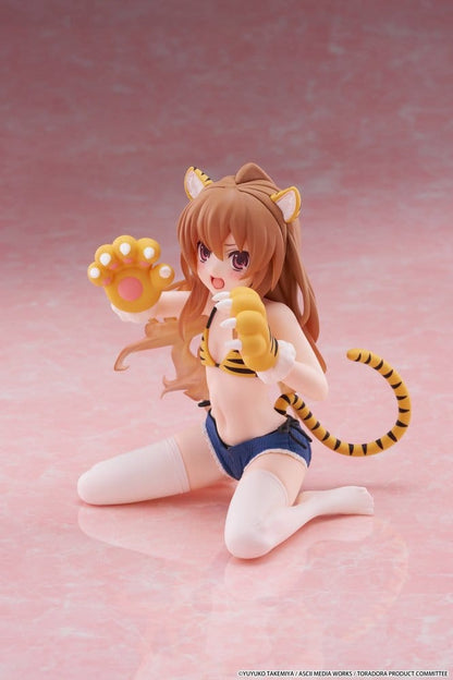 Toradora! Desktop Cute PVC Figure Taiga Aisaka (Tiger Costume Swimwear Ver.) 13 cm