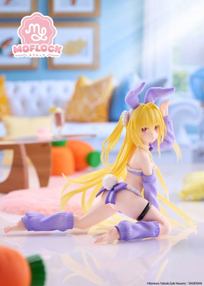 To Love-Ru Darkness MOFLOCK PVC Figure Golden Darkness (Fluffy Bunny Ver.) 13 cm