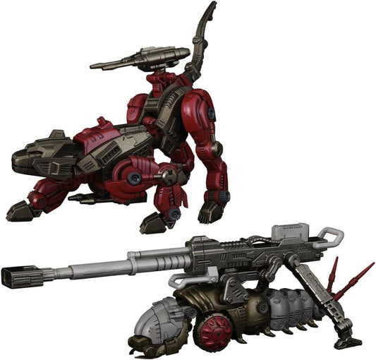 Zoids Plastic Model Kits 2-Pack 1/100 RMZ-010 Canoly Molga & Hell Cat Base Guards Sets 20 cm Takara Tomy