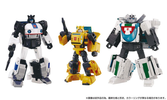 Transformers Dramatic Capture Series Action Figure 3-Pack Cybertron Chase Takara Tomy