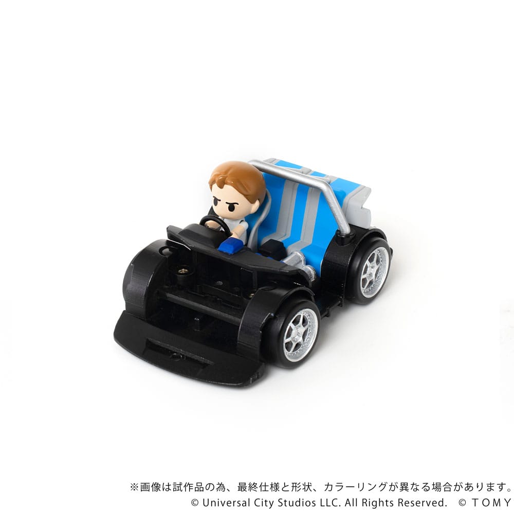 Fast & Furious Q-Village Vehicle with mini-figure Nissan Skyline GT-R (R34) 9 cm Takara Tomy