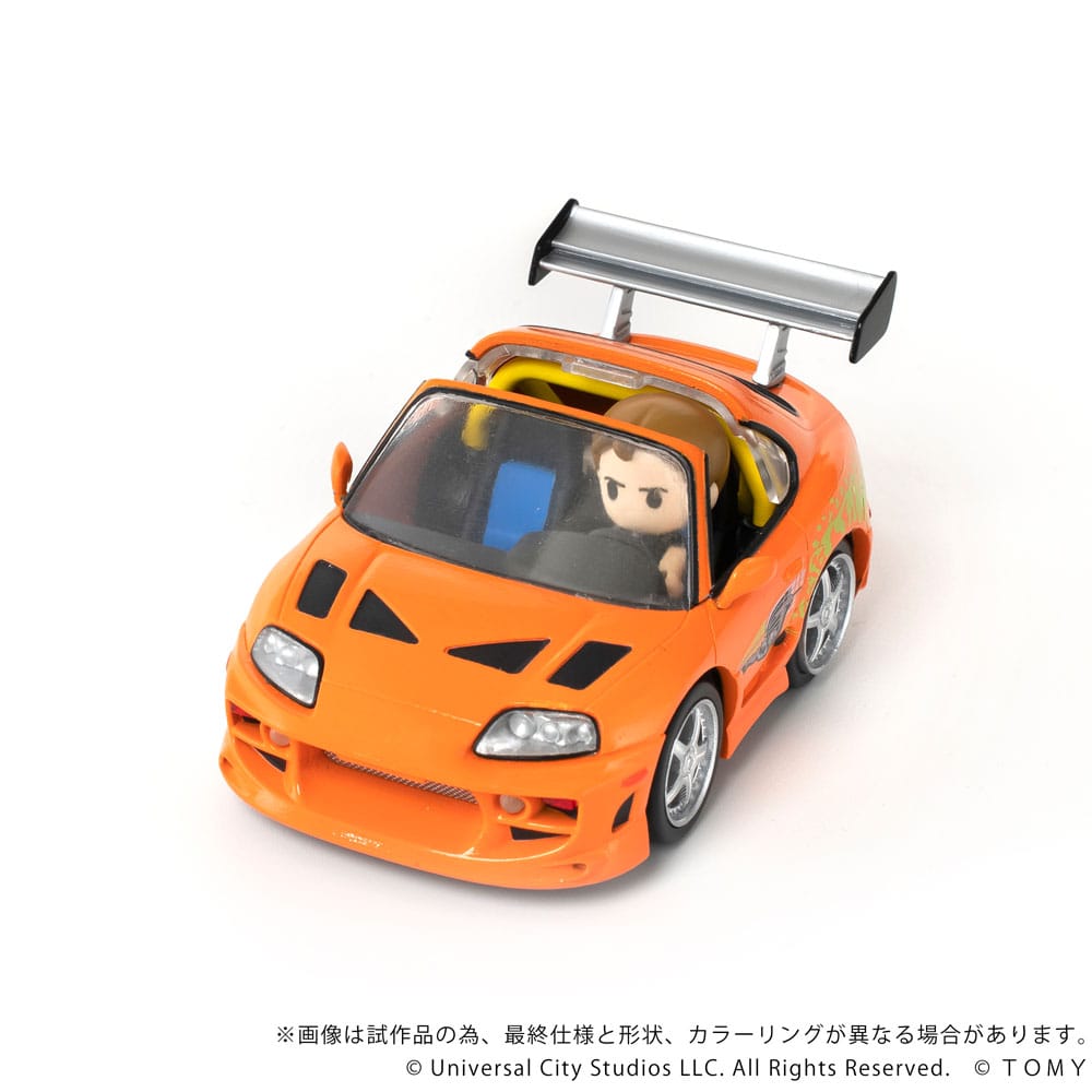 Fast & Furious Q-Village Vehicle with mini-figure Toyota Supra JZA80 9 cm Takara Tomy