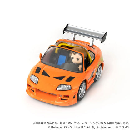 Fast & Furious Q-Village Vehicle with mini-figure Toyota Supra JZA80 9 cm Takara Tomy