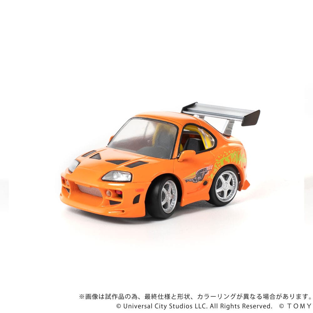 Fast & Furious Q-Village Vehicle with mini-figure Toyota Supra JZA80 9 cm Takara Tomy