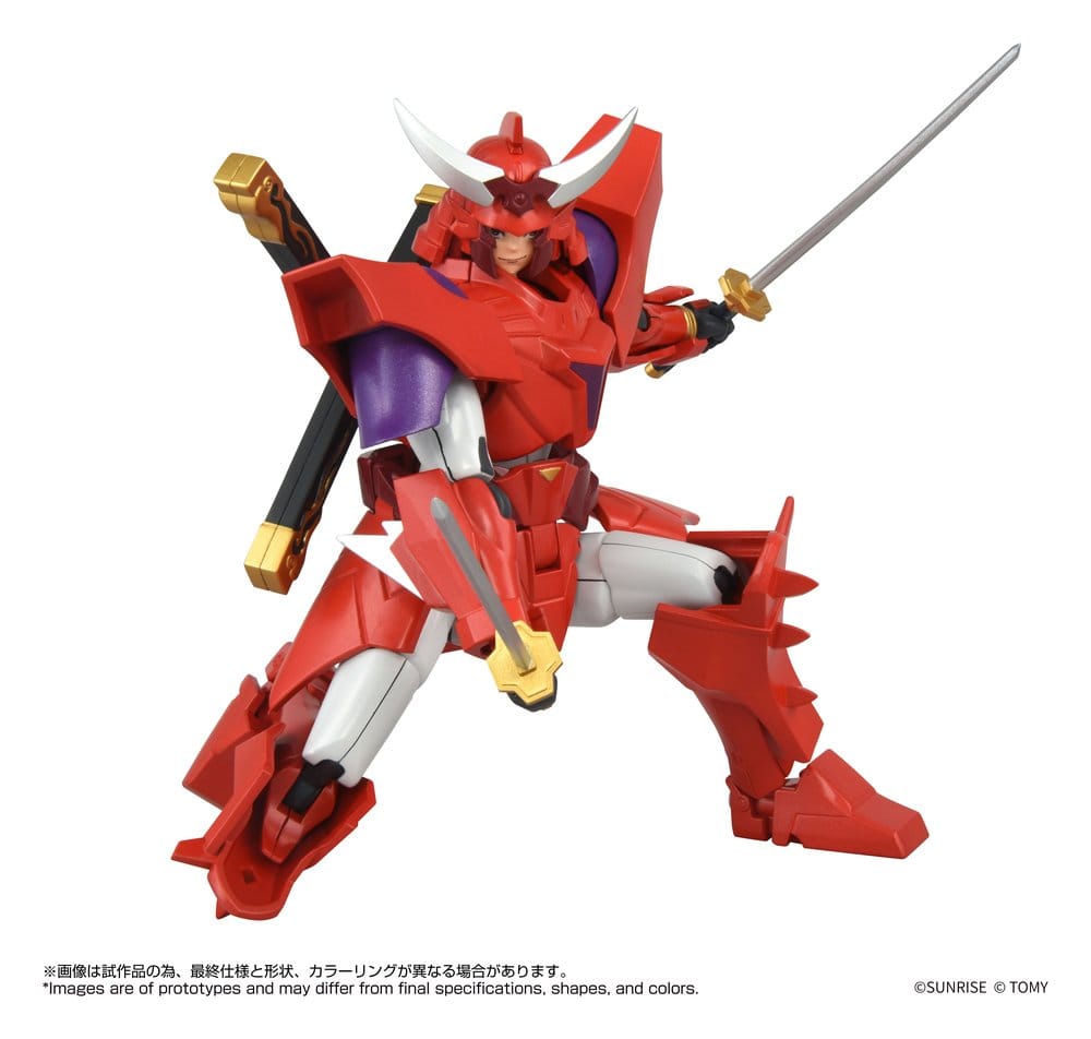 Yoroi Shin Den Samurai Troopers Toyrise Action Figure Gai of the Heat 15 cm Takara Tomy