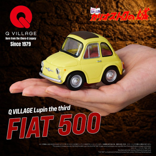Lupin the Third: The Castle of Cagliostro Q Village PVC Figure QV-08 Fiat 500 8 cm