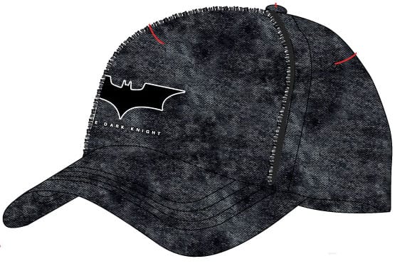 DC Comics Curved Bill Cap Batman The Dark Knight Logo Denim Beanies & Caps